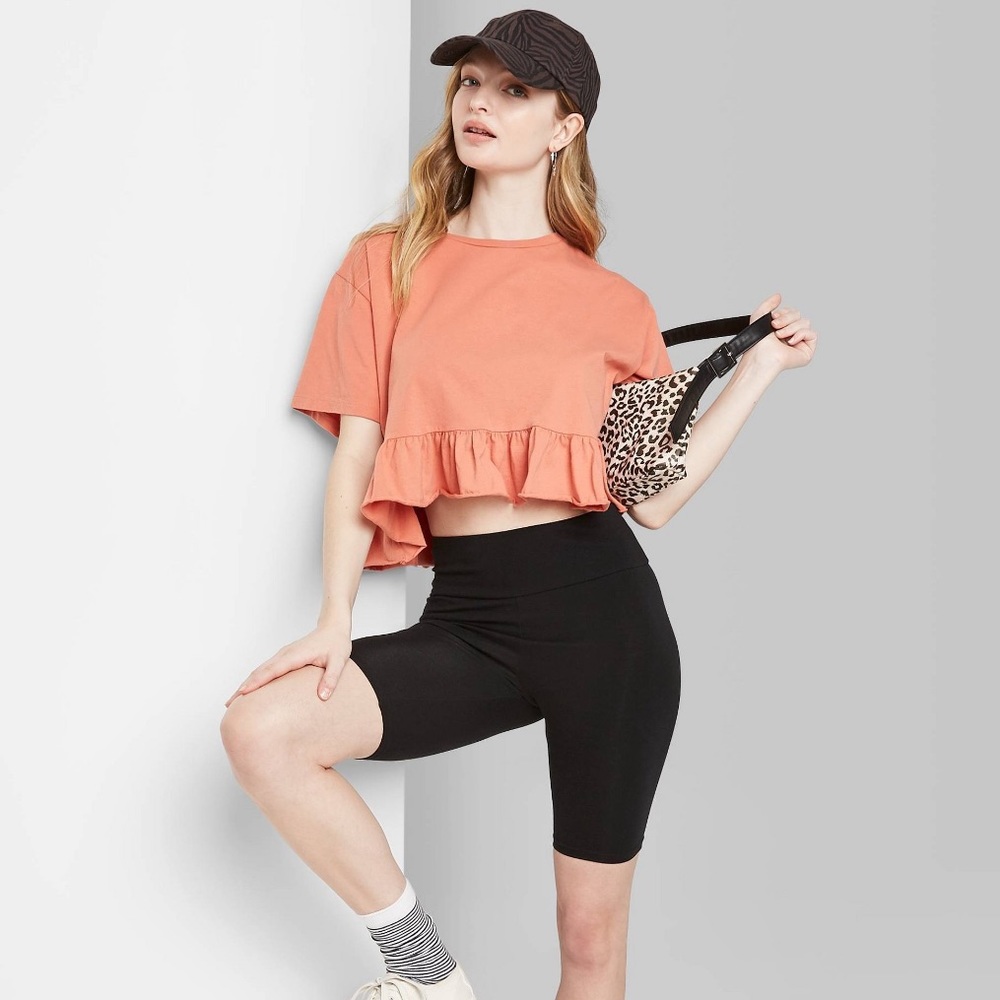High-rise bike shorts (2 pairs)